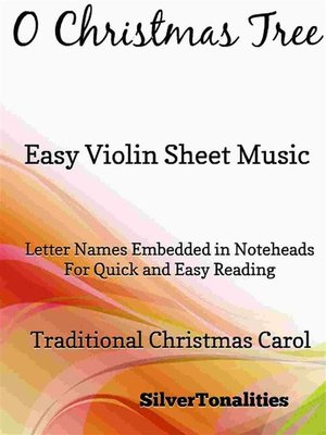 cover image of O Christmas Tree Easy Violin Sheet Music